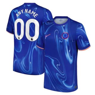 Men's Chelsea Custom 2024 25 Blue Home Soccer Jersey