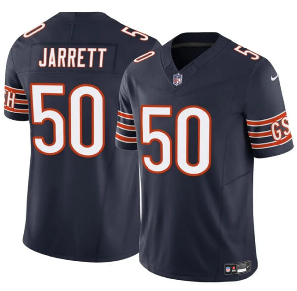 Men's Chicago Bears #50 Grady Jarrett Navy 2025 F.U.S.E. Vapor Untouchable Limited Stitched Football Jersey