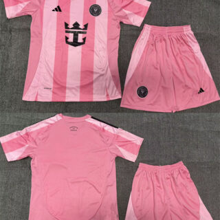 Men's Inter Miami CF Blank 2025 Pink Home Soccer Jersey Suit