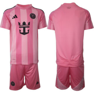 Men's Inter Miami CF Blank 25 26 Pink Home Soccer Jersey Suit
