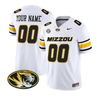 Men's Memphis Tigers ACTIVE PLAYER Custom White F.U.S.E. Vapor Limited Stitched Football Jersey