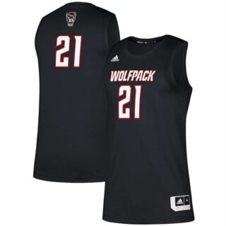 Men's NC State ACTIVE PLAYER Custom Black Stitched Basketball Jersey