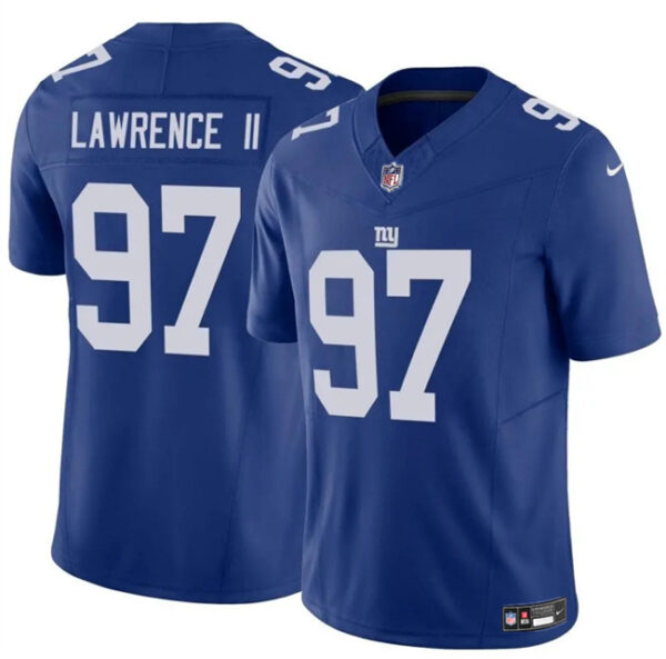 Men's New York Giants #97 Dexter Lawrence II Blue 2025 F.U.S.E. Vapor Untouchable Limited Stitched Jersey
