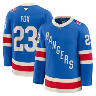 Men's New York Rangers Active Player Custom Blue Centennial Stitched Hockey Jersey