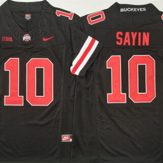 Men's Ohio State Buckeyes #10 Julian Sayin Black 2025 F.U.S.E. Limited Stitched Jersey