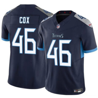 Men's Tennessee Titans #46 Amani Hooker Navy 2025 F.U.S.E. Vapor Limited Stitched Football Jersey
