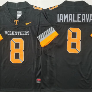 Men's Tennessee Volunteers #8 Nico Iamaleava Black 2025 F.U.S.E. Stitched Jersey