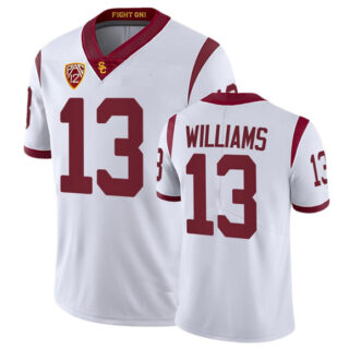 Men's USC Trojans ACTIVE PLAYER Custom White Vapor Limited Stitched Jersey