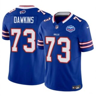 Men's Buffalo Bills #73 Dion Dawkins Blue 2025 F.U.S.E. With Farewell Vapor Untouchable Limited Football Stitched Jersey