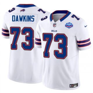 Men's Buffalo Bills #73 Dion Dawkins White 2025 F.U.S.E. With Farewell Vapor Untouchable Limited Football Stitched Jersey
