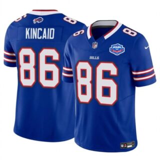Men's Buffalo Bills #86 Dalton Kincaid Blue 2025 F.U.S.E. With Farewell Vapor Untouchable Limited Football Stitched Jersey