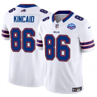 Men's Buffalo Bills #86 Dalton Kincaid White 2025 F.U.S.E. With Farewell Vapor Untouchable Limited Football Stitched Jersey