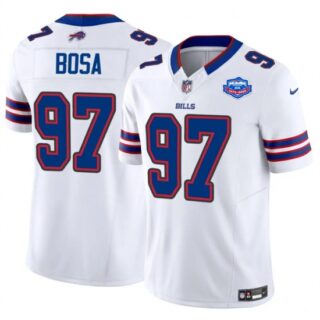 Men's Buffalo Bills #97 Joey Bosa White 2025 F.U.S.E. With Farewell Vapor Untouchable Limited Football Stitched Jersey