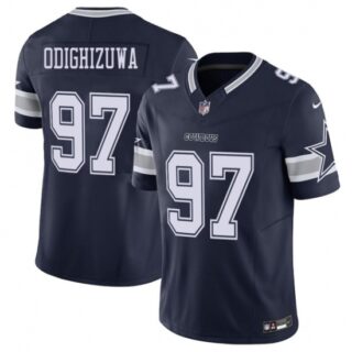 Men's Dallas Cowboys #97 Osa Odighizuwa Navy 2025 F.U.S.E Vapor Untouchable Limited Football Stitched Jersey