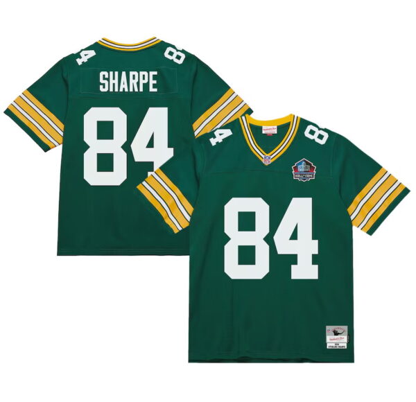 Men's Green Bay Packers #84 Sterling Sharpe Mitchell & Ness Green 1994 Legacy Jersey