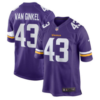 Men's Minnesota Vikings #43 Van Ginkel Purple 2025 F.U.S.E. Vapor Untouchable Limited Football Stitched Jersey