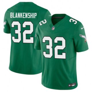 Men's Philadelphia Eagles #32 Reed Blankenship Kelly Green 2025 F.U.S.E. Vapor Untouchable Limited Football Stitched Jersey