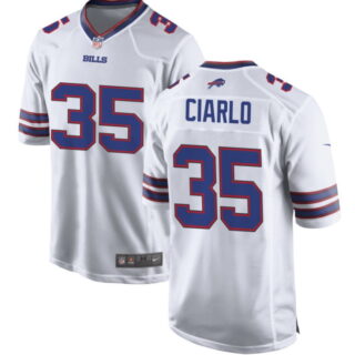 Youth Buffalo Bills #35 Jimmy Ciarlo Game Jersey - White