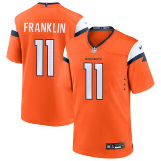 Men's Denver Broncos #11 Game Jersey - Orange