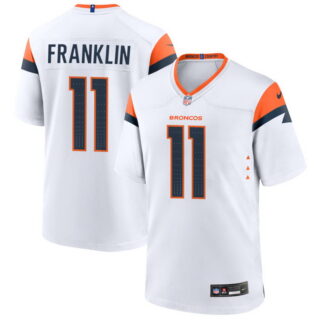 Men's Denver Broncos #11 Game Jersey - White