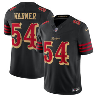 Youth San Francisco 49ers #54 Fred Warner Black 2025 F.U.S.E. Rivalries Vapor Limited Stitched Football Jersey