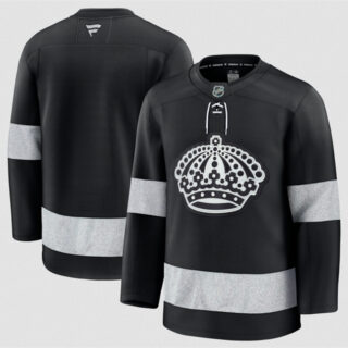 Men's Los Angeles Kings Blank Black Alternate Stitched Hockey Jersey