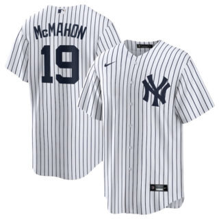 Men's New York Yankees #19 Ryan McMahon White 2025 Cool Base Stitched Baseball Jersey