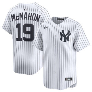 Men's New York Yankees #19 Ryan McMahon White 2025 Home Limited Stitched Baseball Jersey
