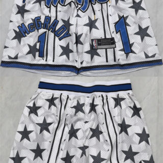 Men's Orlando Magic #1 Penny Hardaway White 2025 Shorts(Run Small)