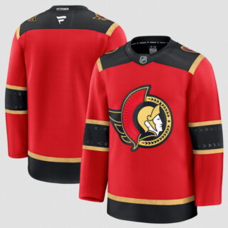 Men's Ottawa Senators Blank Red Alternate Stitched Hockey Jersey