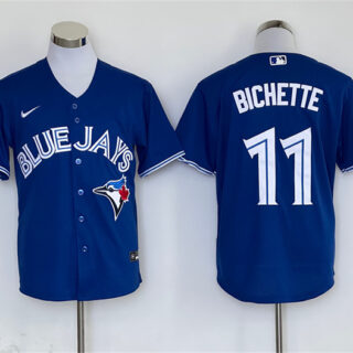 Men's Toronto Blue Jays #11 Bo Bichette Royal Cool Base Stitched Baseball Jersey
