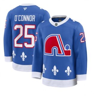 Men's Colorado Avalanche #25 Logan O'Connor Blue 2025 Alternate Stitched Jersey