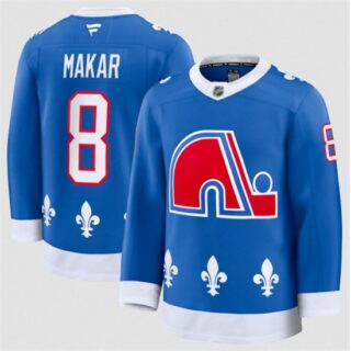 Men's Colorado Avalanche #8 Cale Makar Blue 2025 Alternate Stitched Jersey