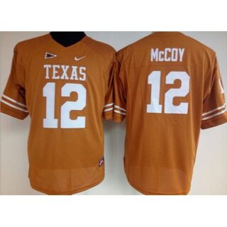 Men's Texas Longhorns #12 Colt McCoy Orange College Jersey