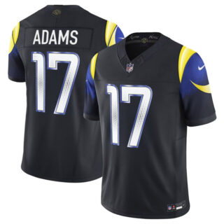 Women's Los Angeles Rams #17 Davante Adams Black 2025 F.U.S.E. Rivalries Vapor Limited Stitched Jersey(Run Small)