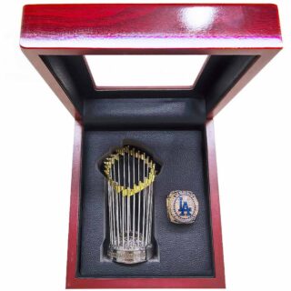 2024-2025 Dodgers Champions Ring and Champions Cup with box