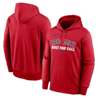 Men's Boston Red Sox Red 2025 Postseason Collection Therma Fleece Hoodie