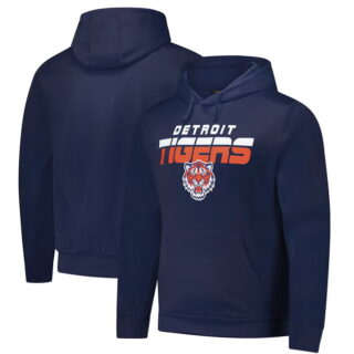 Men's Detroit Tigers Navy Dunbrooke Champion Pullover Hoodie