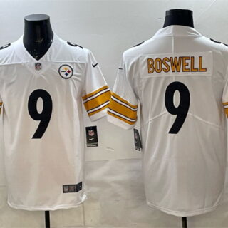 Men's Pittsburgh Steelers #9 Chris Boswell White Vapor Untouchable Stitched Jersey