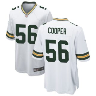 Men's #56 Edgerrin Cooper Green Bay Packers Game Jersey White