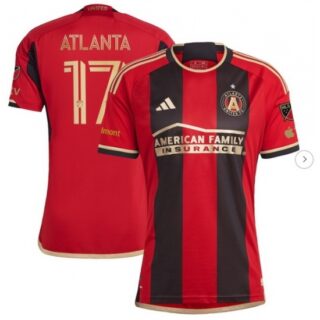 Men's Atlanta United FC Black 2023 The 17s' Kit Authentic Jersey