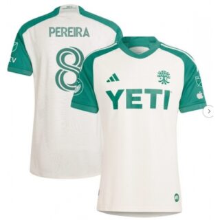 Men's Austin FC Daniel Pereira adidas Tan 2024 The Armadillo Kit Authentic Player Jersey