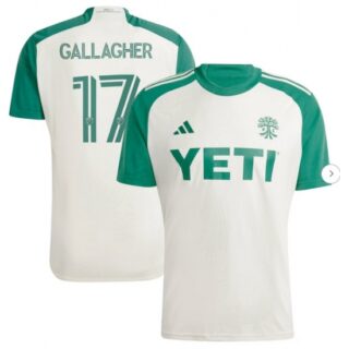 Men's Austin FC Jon Gallagher adidas Tan 2024 The Armadillo Kit Replica Player Jersey
