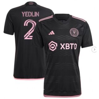 Men's Inter Miami CF DeAndre Yedlin Black 2023 La Noche Replica Player Jersey
