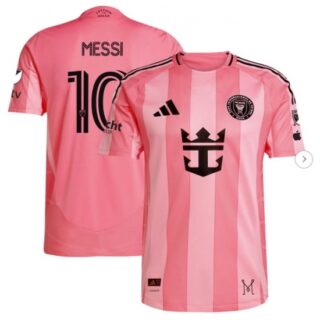 Men's Inter Miami CF Lionel Messi Light Pink 2025 Euforia Authentic Player Jersey