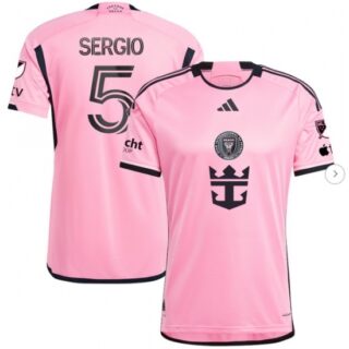 Men's Inter Miami CF Sergio Busquets Pink 2024 2getherness Authentic Player Jersey