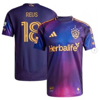 Men's LA Galaxy Marco Reus adidas Navy 2025 RIZON Authentic Player Jersey