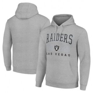 Men's Las Vegas Raiders Gray Pullover Hoodie