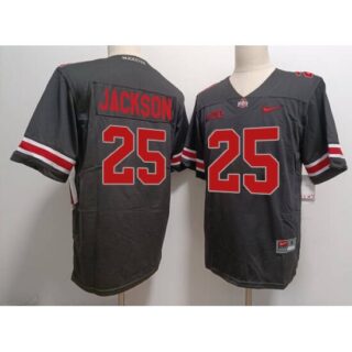 Men's Ohio State Buckeyes #25 Bo Jackson Black Stitched Football Jersey