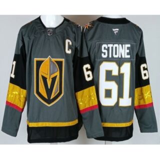 Men's Vegas Golden Knights #61 Mark Stone Gray Authentic Jersey